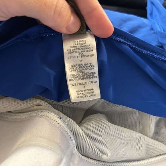 Tommy Bahama Full One Piece Suit Blue 4 - Picture 6 of 6